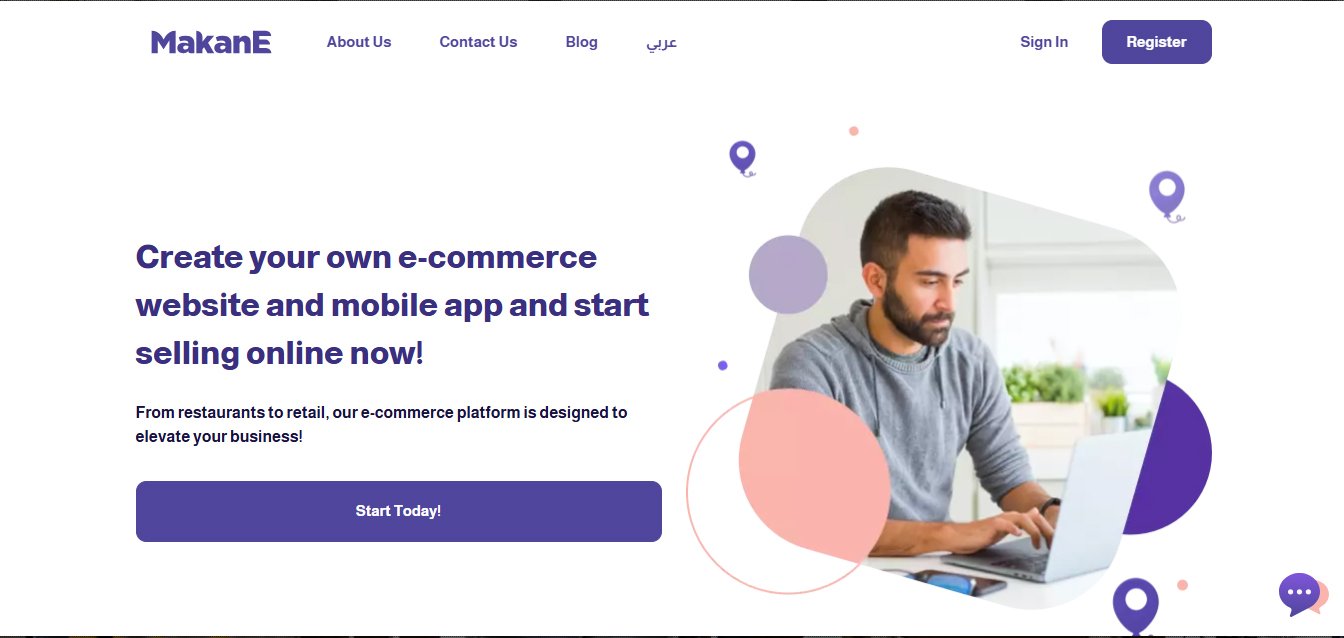 MakanE — E-Commerce Platform Website